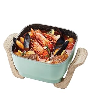 変換アダプタ・レシピ本付き★スヌーピー マルチ電気鍋 Amazon | 【Toffy/トフィー】 コンパクトマルチ電気鍋 K-HP3